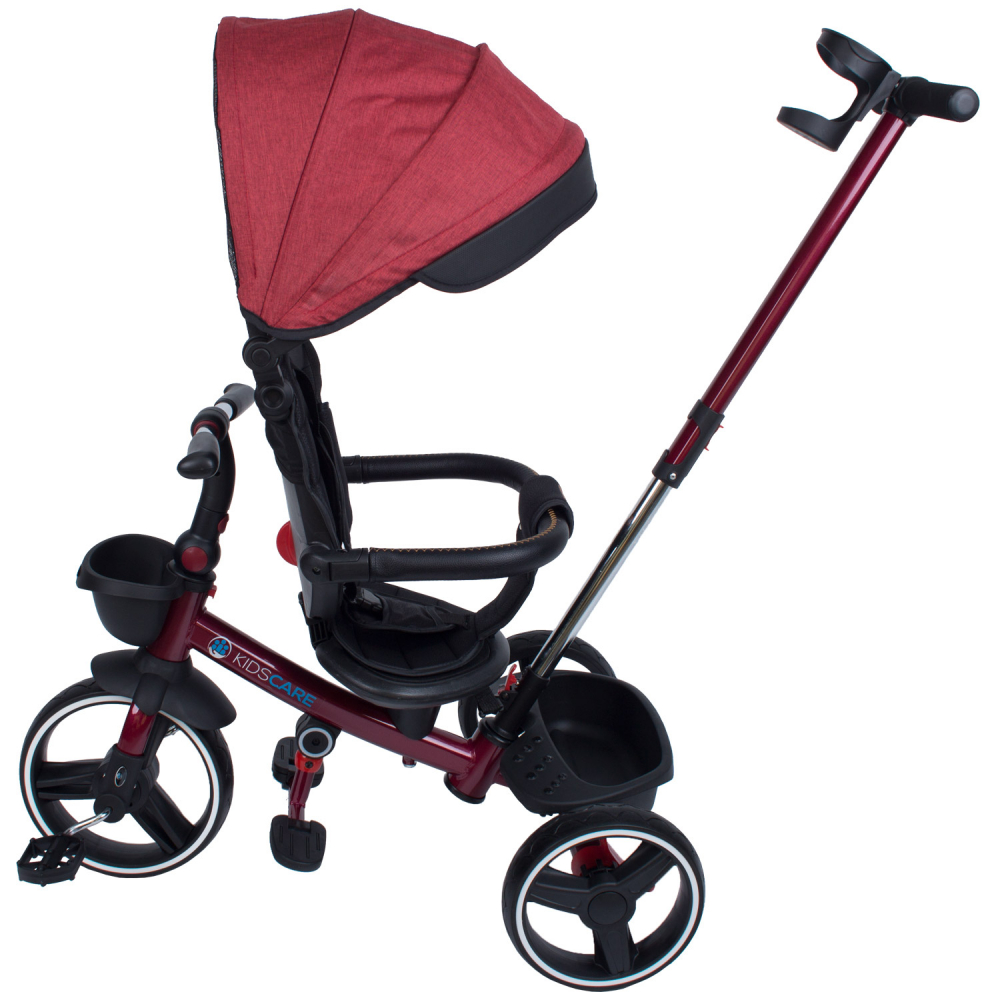 Tricicleta KidsCare Impera Rosu Pliabila cu Scaun Rotiv - imagine 4