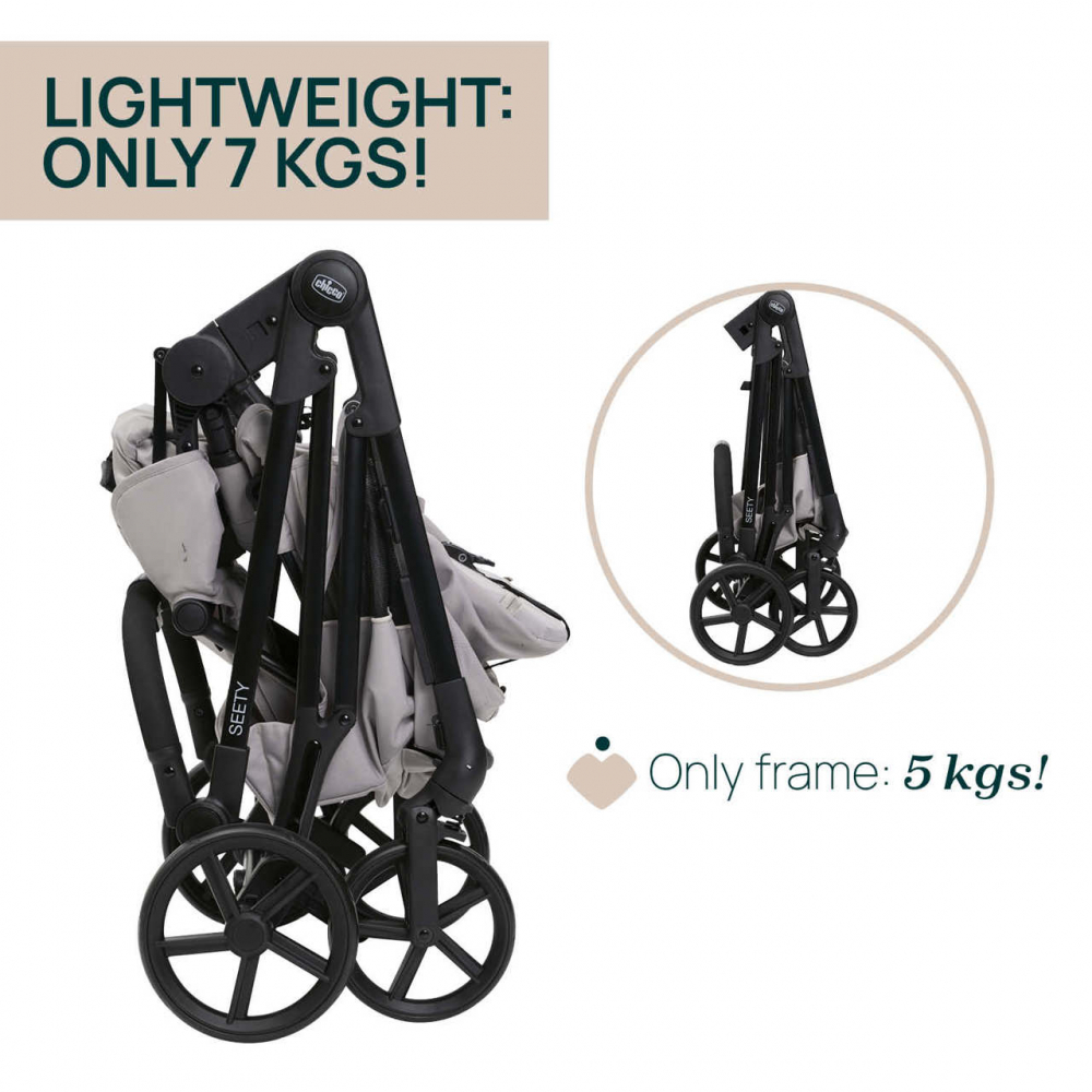Chicco Seety 3 în 1 Carucior Premium - imagine 2