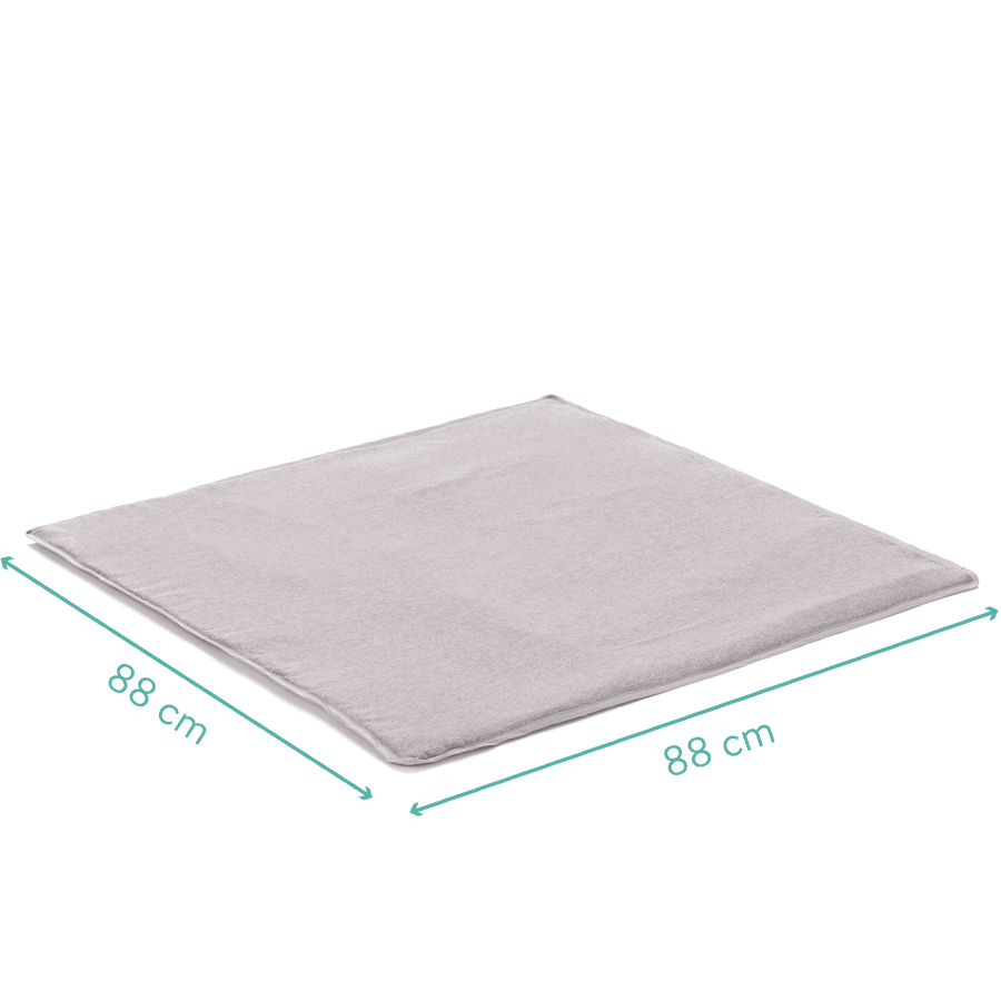 Tarc copii Fillikid Grey Melange, 95x95 cm - imagine 4