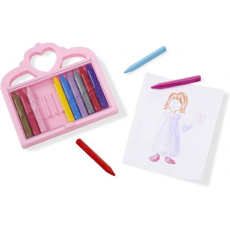 Creioane Triunghiulare Princess Melissa & Doug - imagine 5