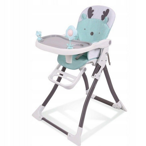Scaun de masă pliabil Ecotoys cu tavă reglabilă - imagine 5