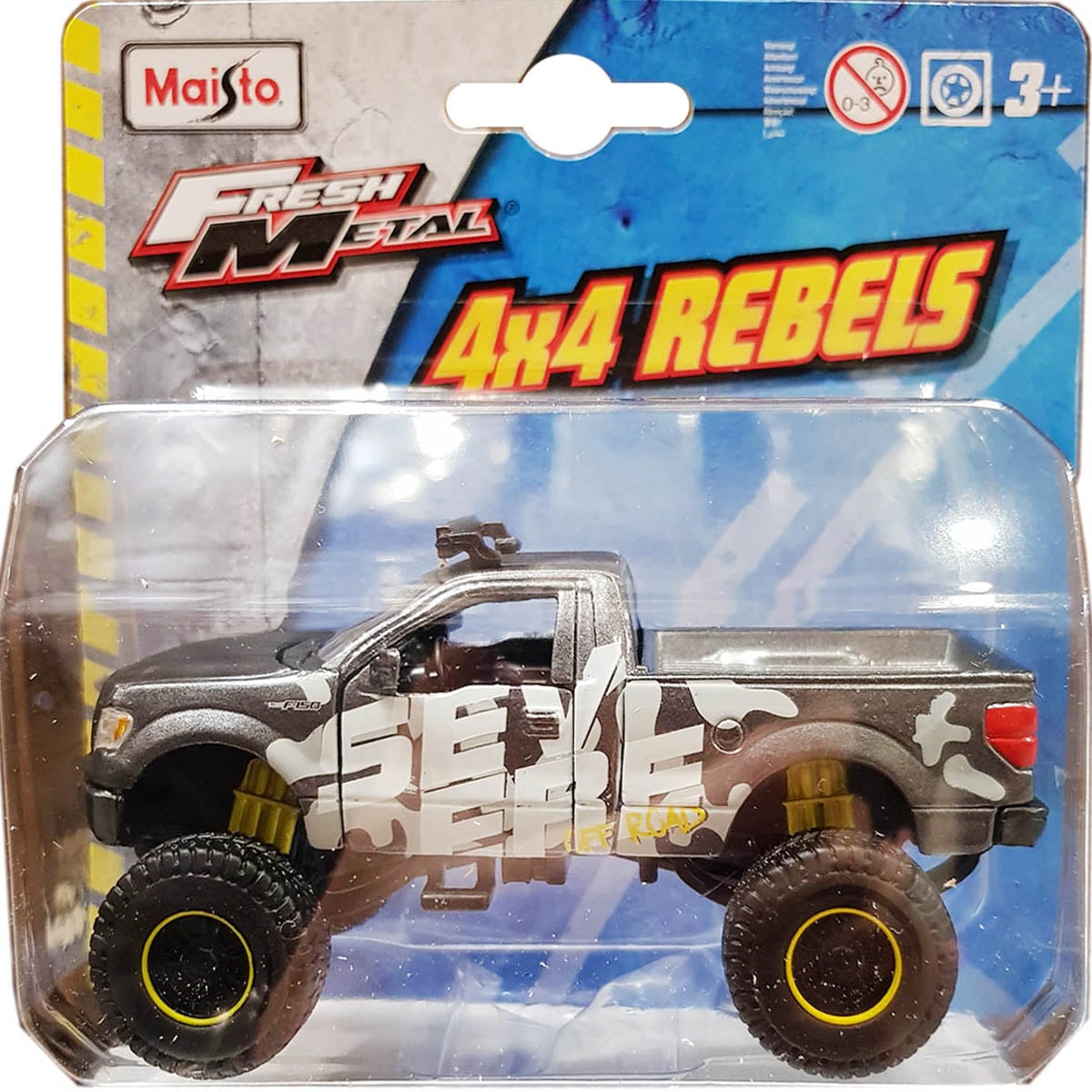 Maisto Fresh Metal 4X4 Rebels 11 cm Gri