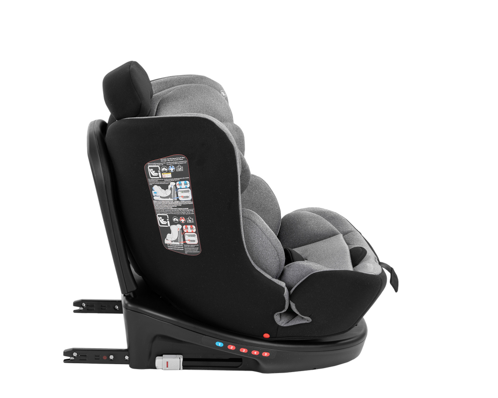Scaun Auto KikkaBoo i-SIZE ISOFIX, Gri - imagine 2