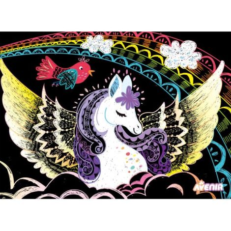 Set Scratch Art Pegas Avenir - Creativitate - imagine 3