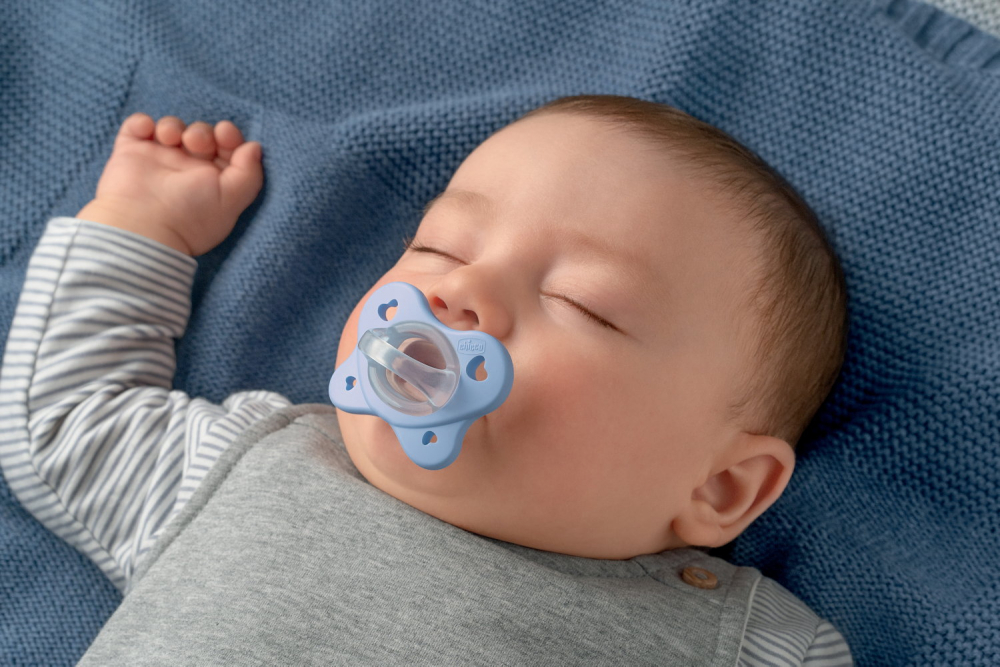 Suzete Chicco PhysioForma DualSoft bleu - imagine 5