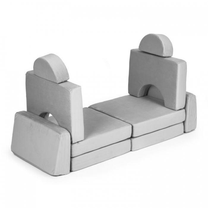 Canapea modulară Ecotoys copii 2 locuri - imagine 5