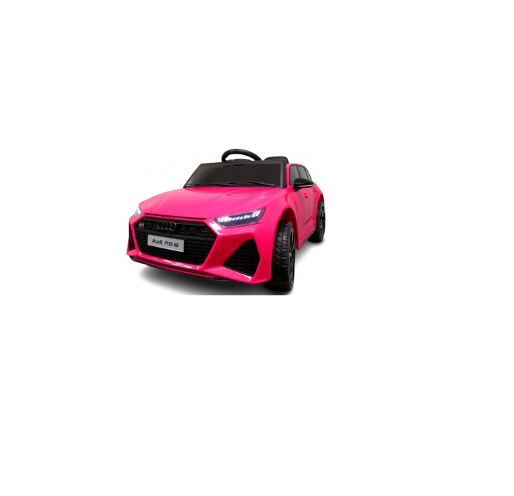 Masinuta Electrica Audi RS6 Roz R-Sport 70W - imagine 4
