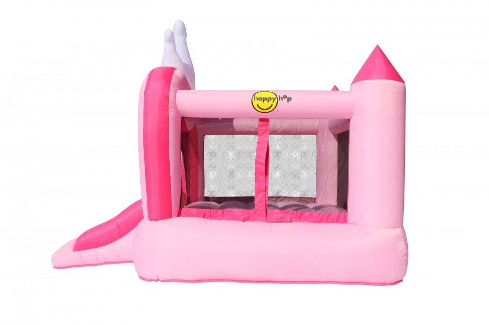 Happy Hop Castel Printese cu Tobogan - Jucărie Exterior - imagine 4