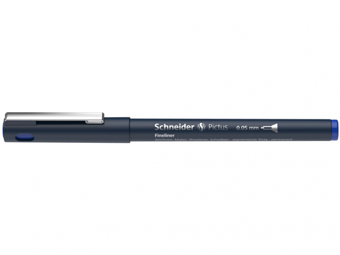 Fineliner Schneider Pictus 0.05 mm, Albastru