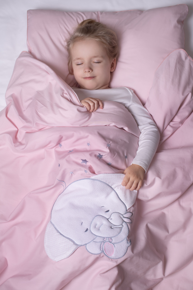 Set Lenjerie Amy cu protecție laterală, Pink - imagine 2