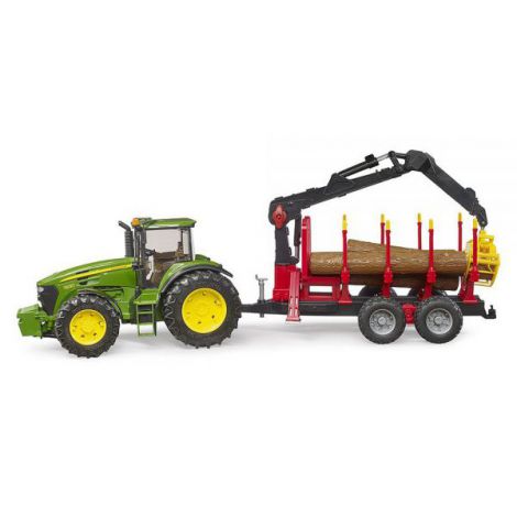 Tractor John Deere 7930 cu Remorcă Forestieră Bruder - imagine 3