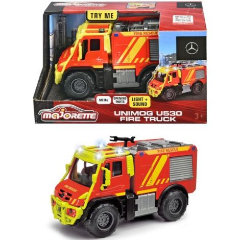 Majorette Mercedes Unimog cu lumini și sunete - imagine 2