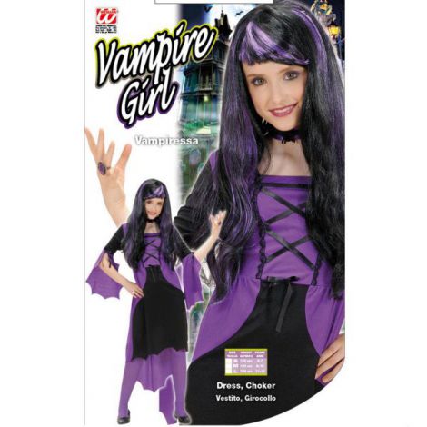 Costum Vampiriță Mov Fata - Widmann Italia - imagine 2