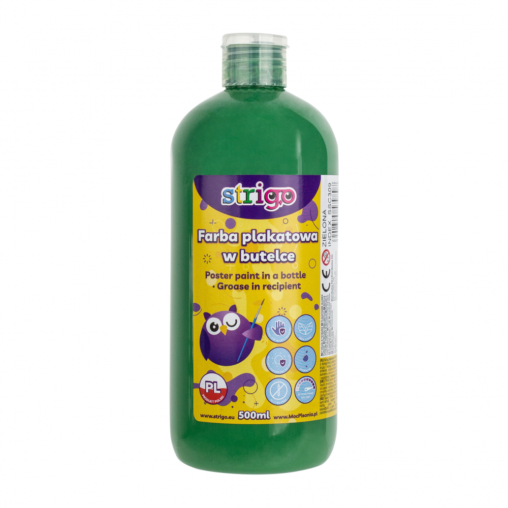 Guașă Strigo Verde, 500 ml, Creativitate