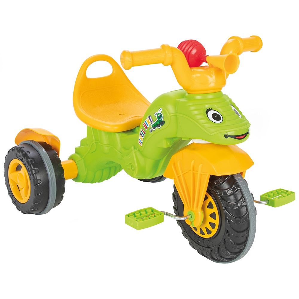 Tricicleta Pilsan Caterpillar Green cu pedale și spătar