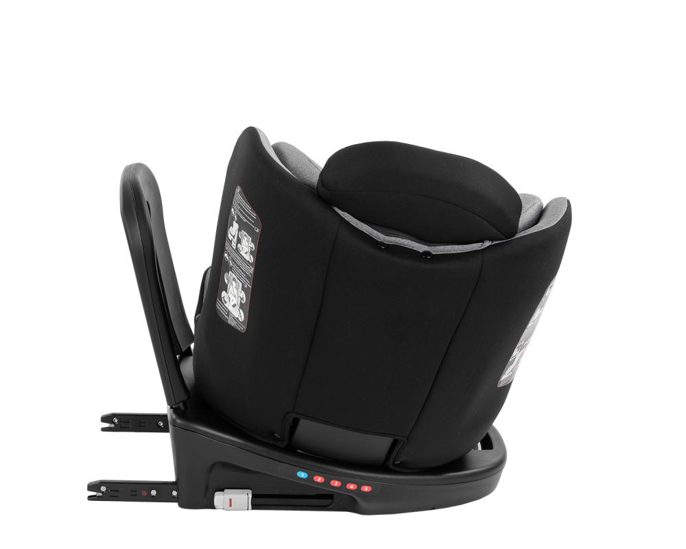 Scaun Auto KikkaBoo i-SIZE ISOFIX, Gri - imagine 3