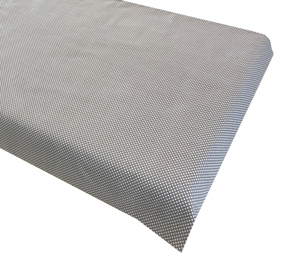 Cearsaf elastic Deseda 120x60 cm, Buline gri