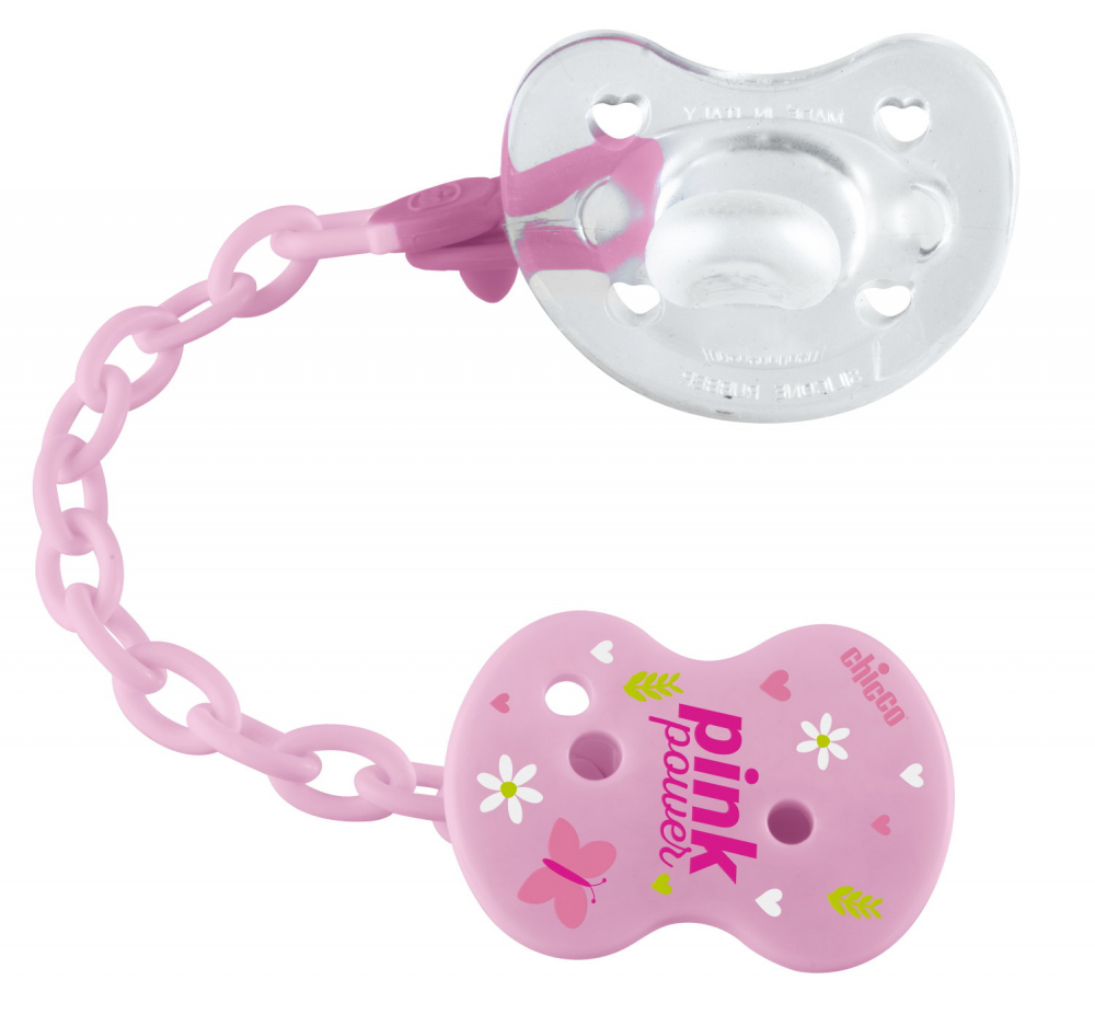 Lanțișor Chicco pentru suzetă, 0 luni+, Colorat - imagine 2