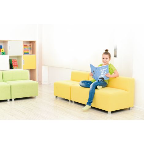 Canapea Flexi Galben, 35 cm, Moje Bambino - imagine 3
