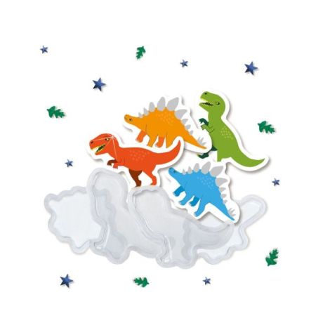 Set creativ Dinozauri Ses Creative | Autocolante DIY - imagine 4