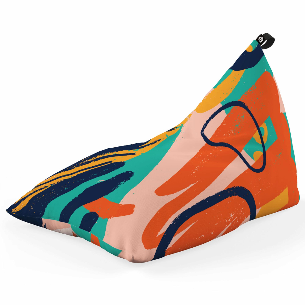 Fotoliu Puf Bean Bag Updeco Abstract Paint - imagine 5
