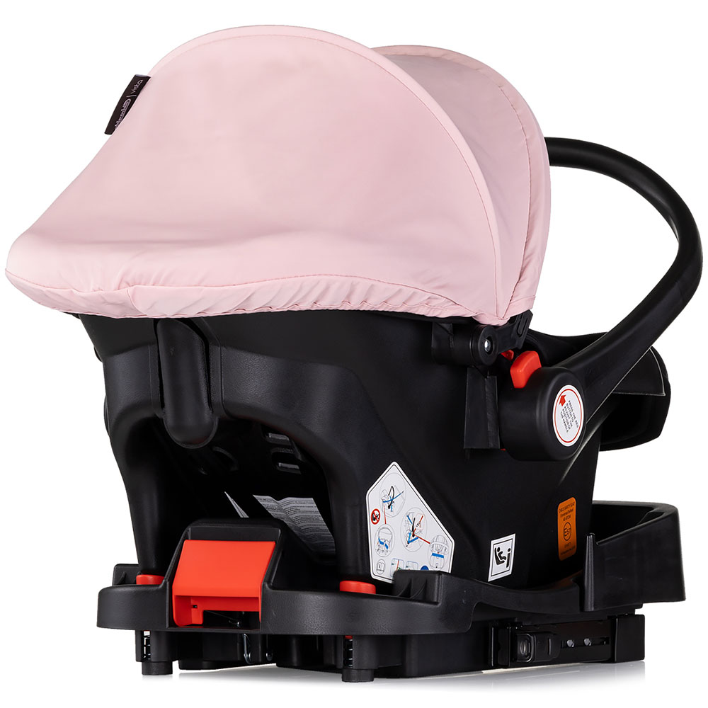 Carucior 3 in 1 Chipolino Vista Pink - Transformabil - imagine 7