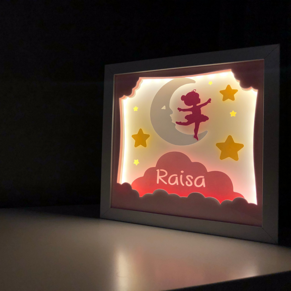 Tablou Luminos Fetita 013 | Noorhandmadeatelier