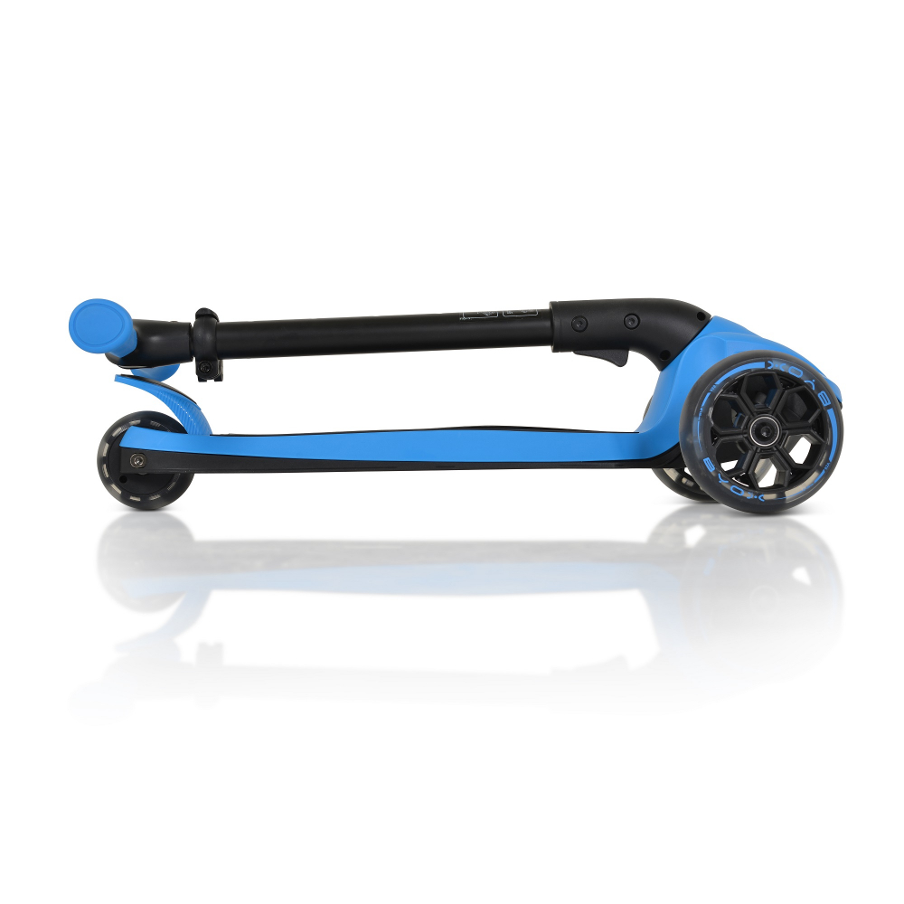 Trotineta Byox Bolt Albastră, Pliabilă, cu LED - imagine 9