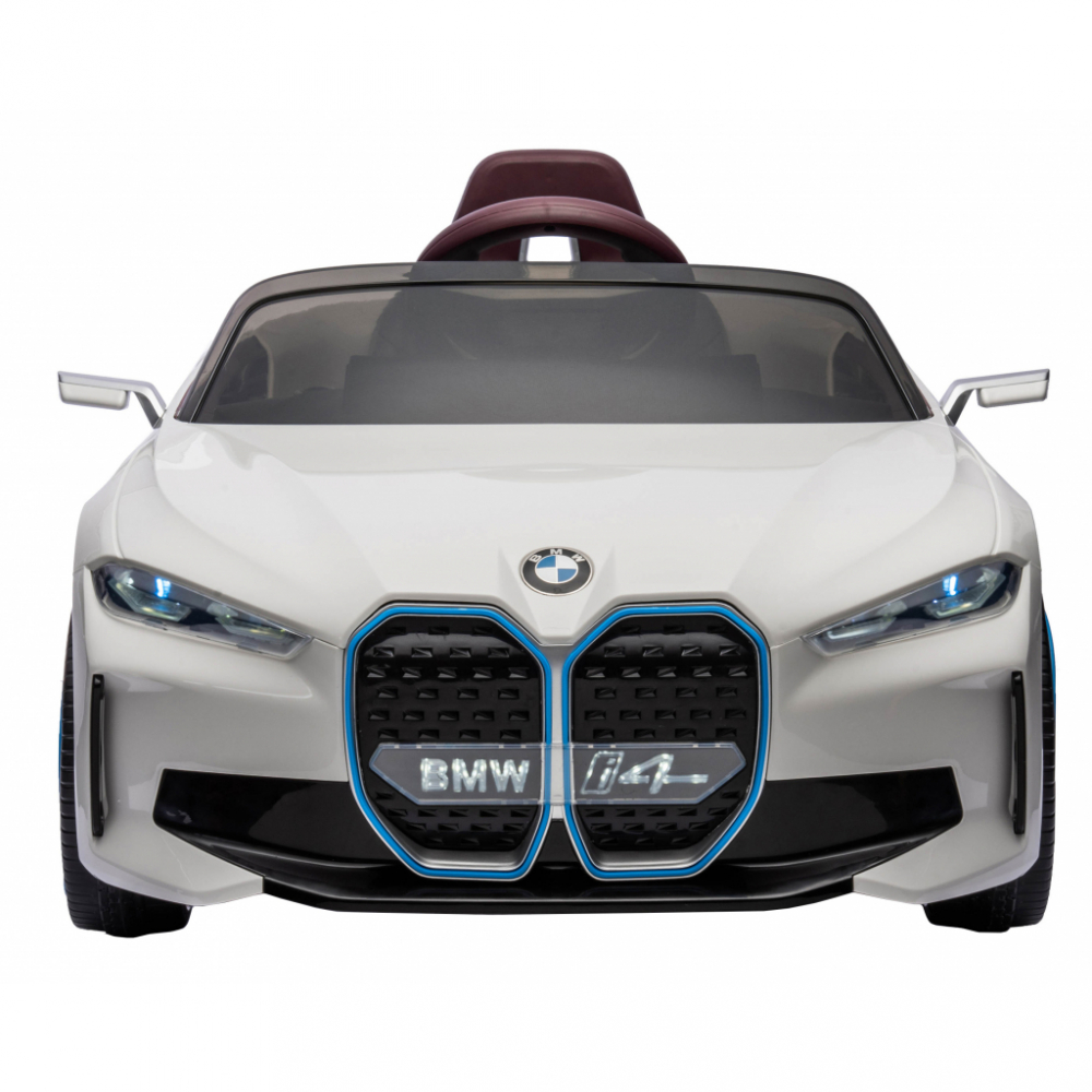 Masinuta Electrica BMW I4 White 12V, 70W