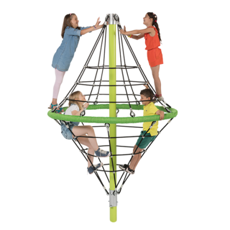 Escalada KBT Diamond pentru locuri de joacă publice