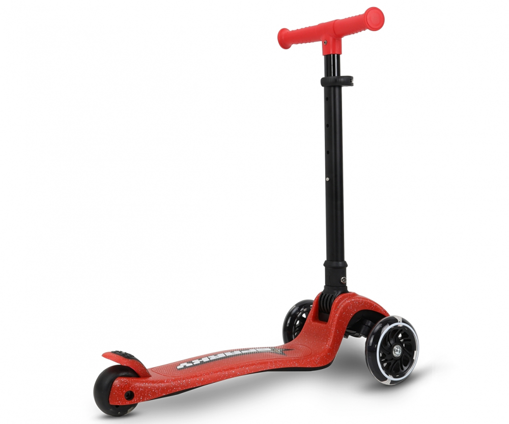 Trotineta Milly Mally Sparky Red Pliabilă cu LED - imagine 3