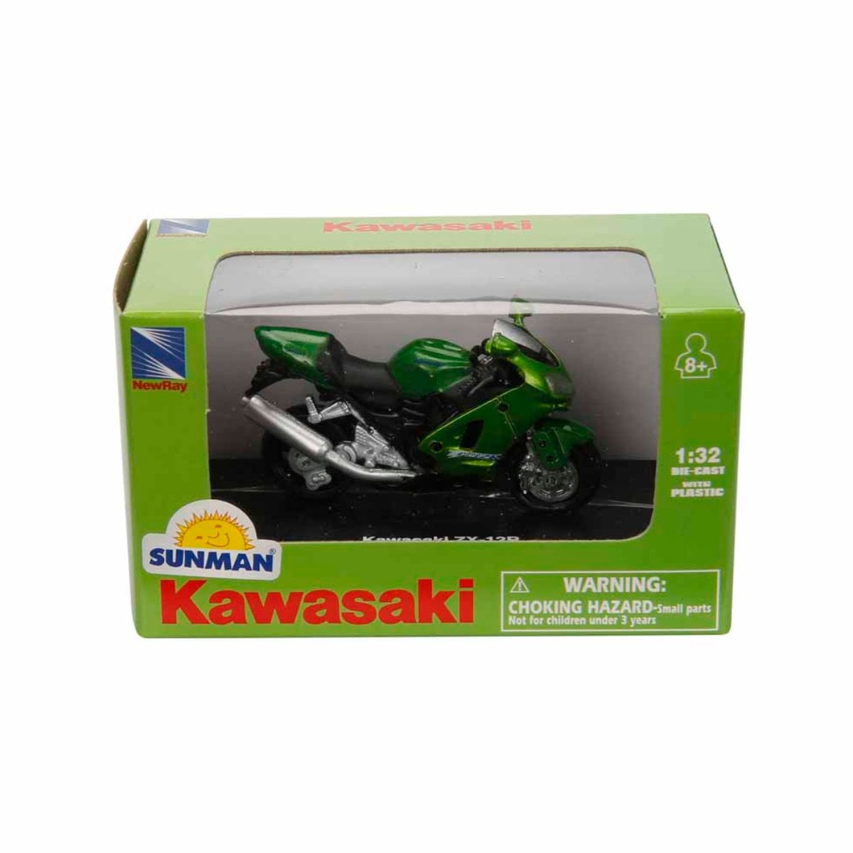 Motocicleta Metalica New Ray Kawasaki ZC 12R 1:32