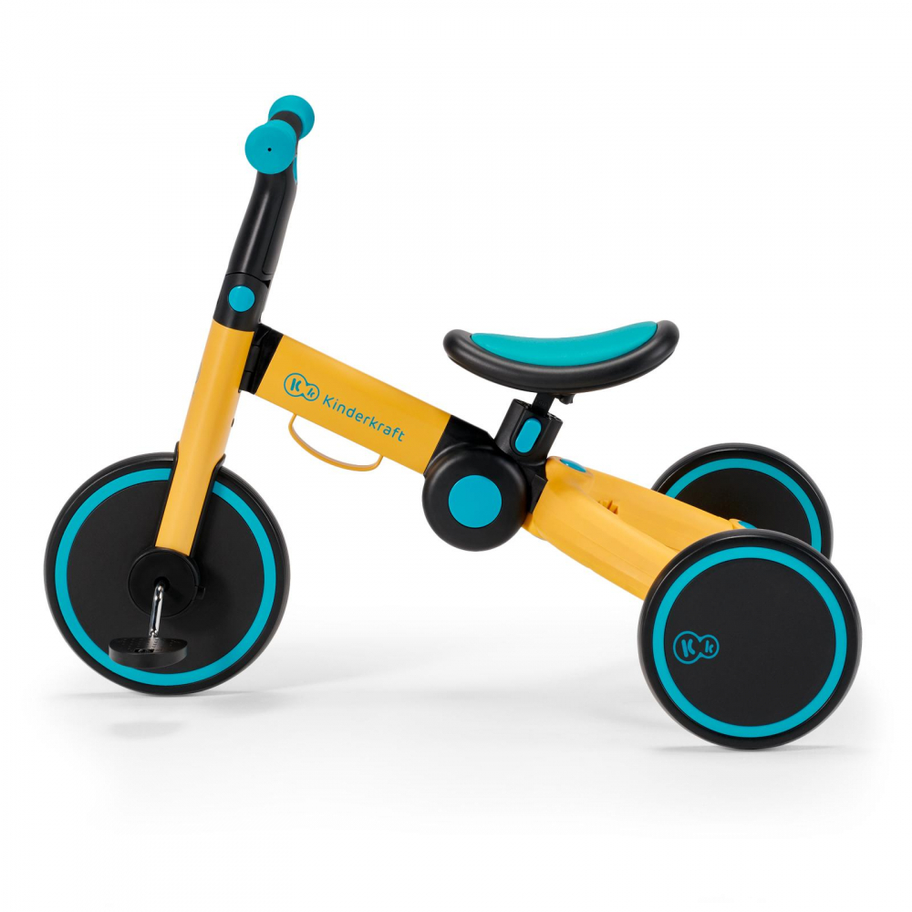 Tricicleta Kinderkraft 4trike Yellow Transformabilă - imagine 4