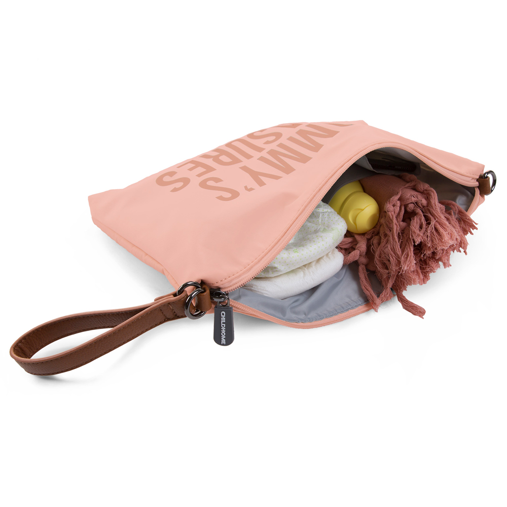 Poseta Childhome Mommy Clutch Roz pentru Mamici