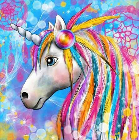 Tablou Diamante Fairy Unicorn Krista 40x50 cm