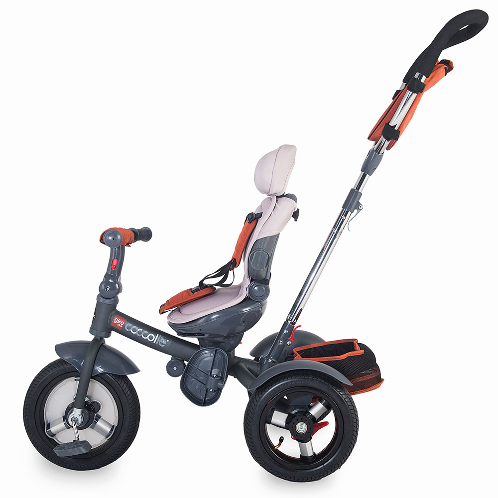 Tricicleta Coccolle Giro Plus Caramiziu, Multifunctionala - imagine 5