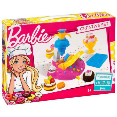 Barbie Set Patiserie Mega Creative, 24 Piese - imagine 3