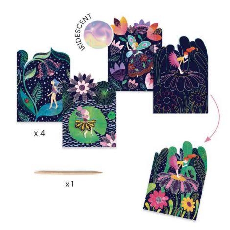 Atelier Creativ Djeco Lumea Zânelor - 6 Activități - imagine 3