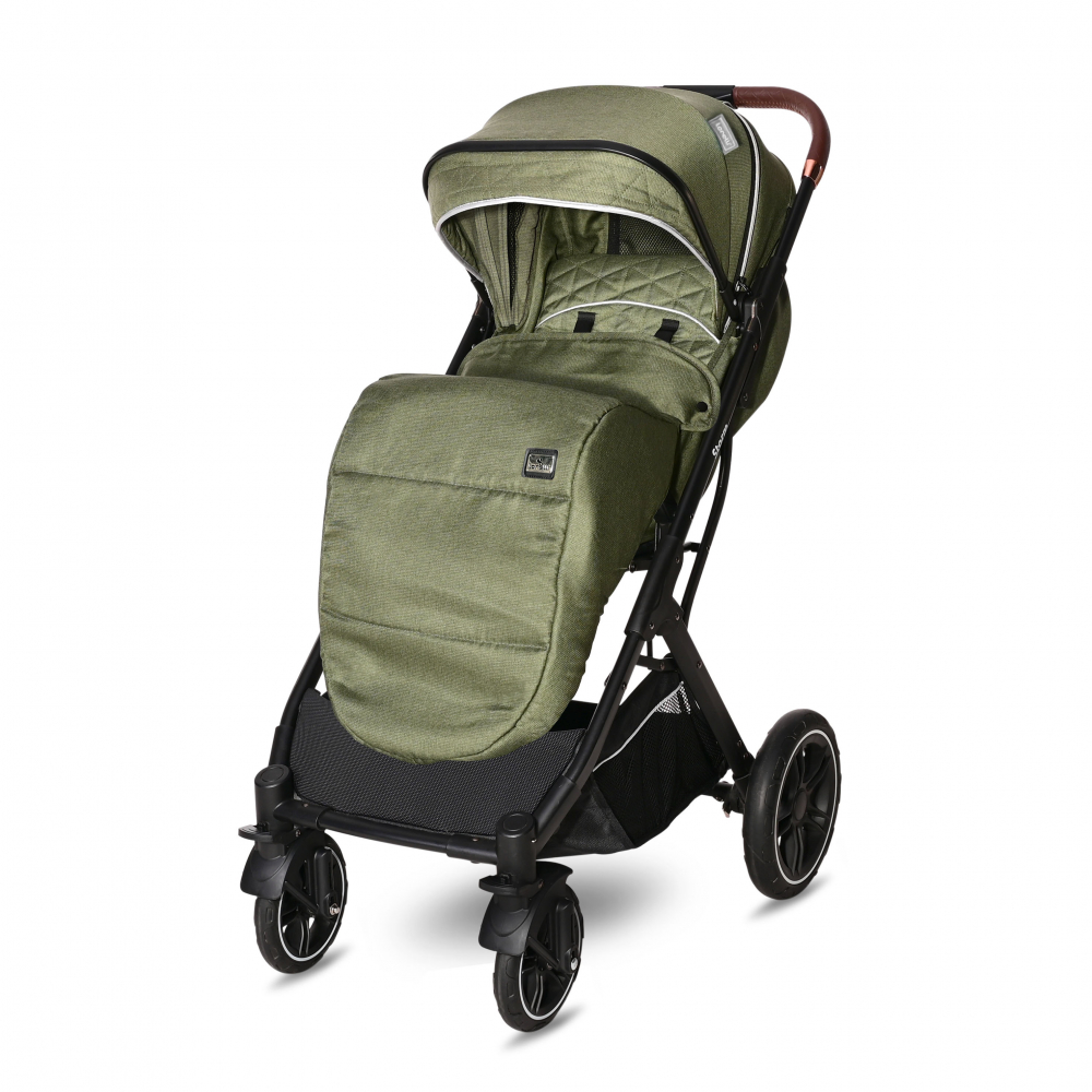 Carucior Lorelli Storm Aluminiu, Loden Green, Pana la 22 kg - imagine 4