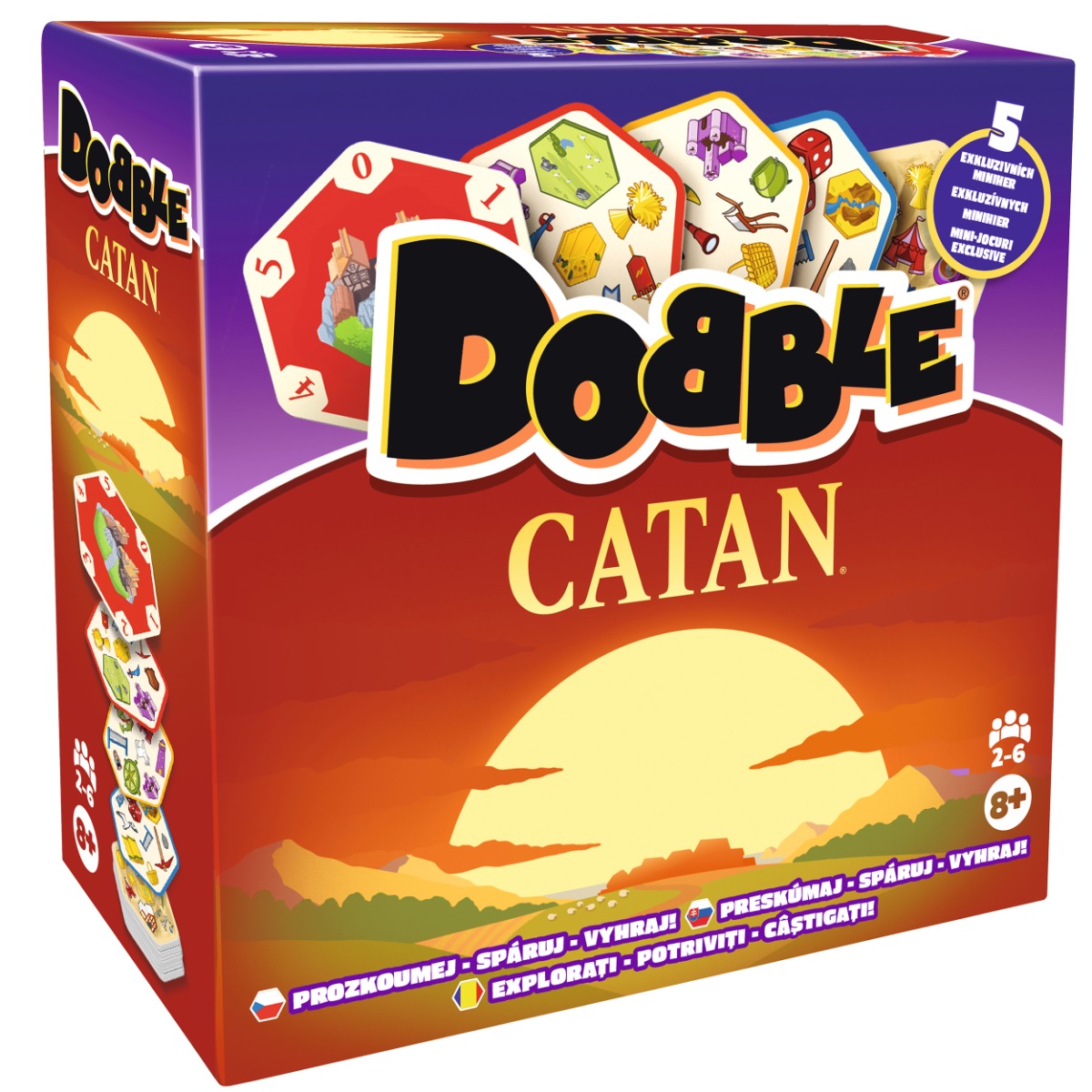 Dobble Catan Asmodee - Joc rapid și strategic