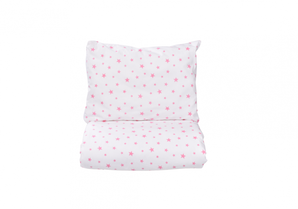 Lenjerie Confort 3 piese stelute roz - imagine 2