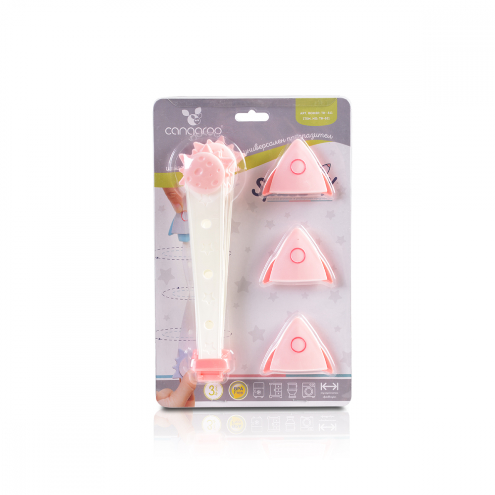 Set Sigurante Cangaroo Space-X Pink - Siguranta Copil - imagine 3