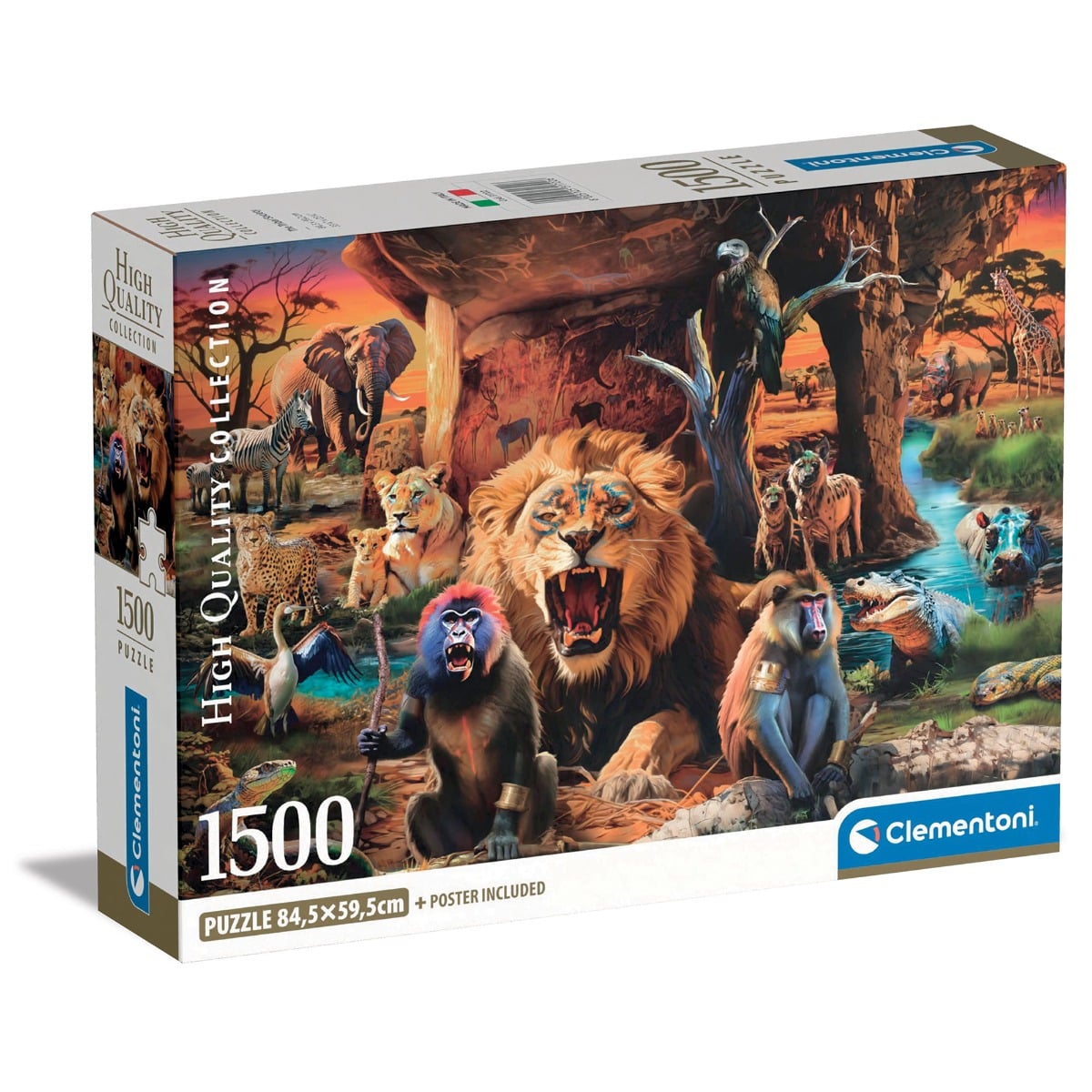 Puzzle Clementoni The Tribal Society 1500 piese