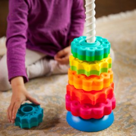 Piramida cu Rotite Fat Brain Toys - imagine 6