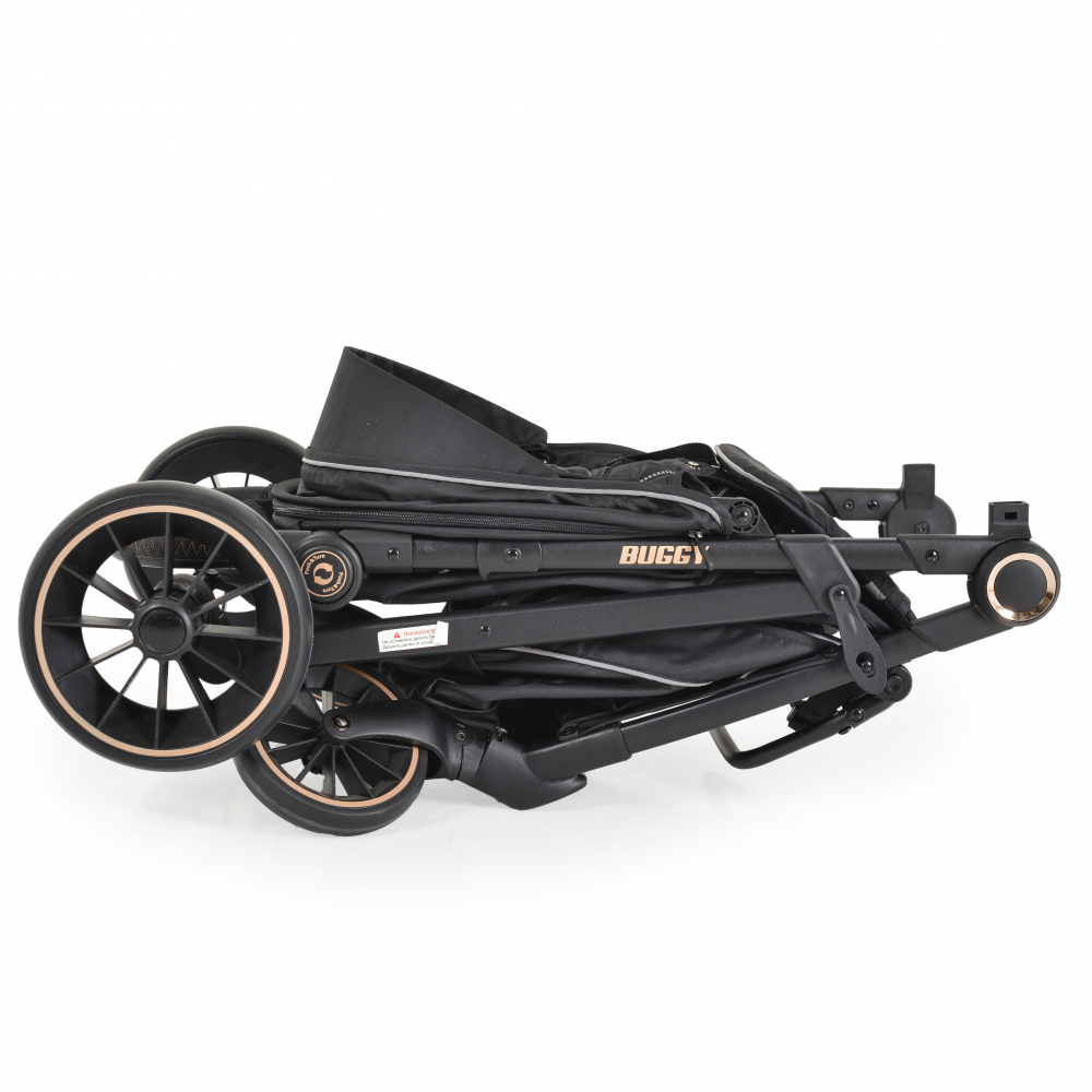 Moni Buggy Black - Carucior aluminiu reglabil 0-22kg - imagine 2
