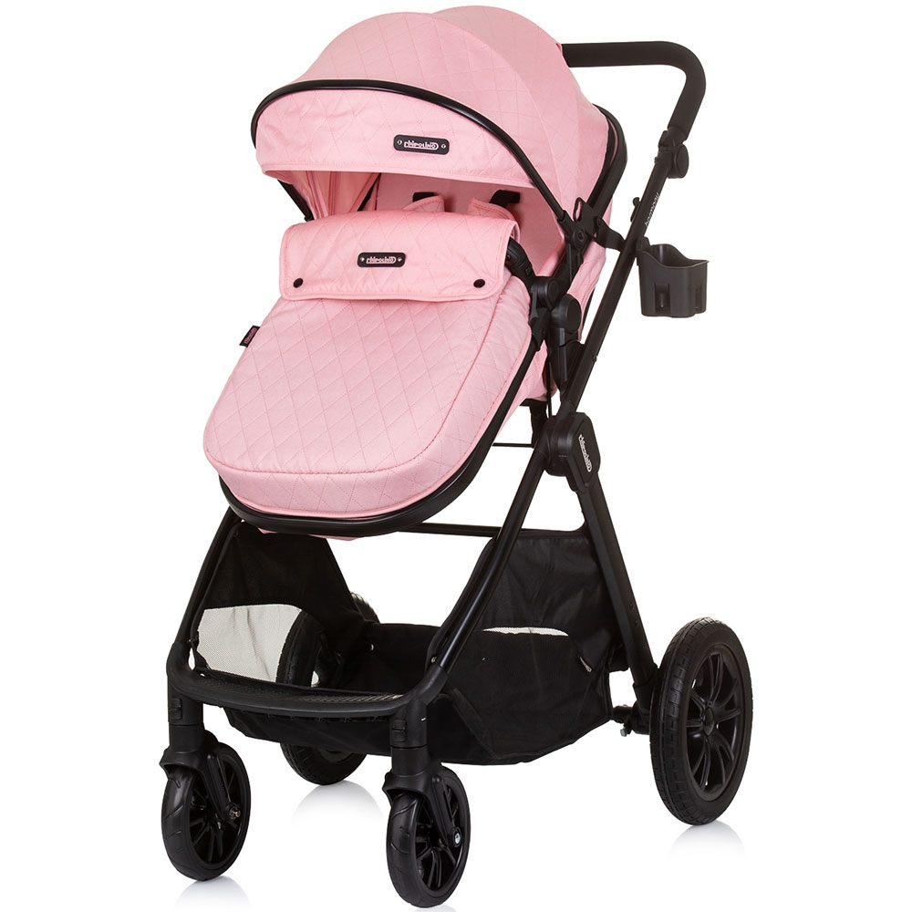 Carucior Chipolino Harmony 2 in 1 Flamingo, 0-22kg - imagine 2