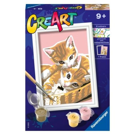 Ravensburger CreArt Pisicute Pictura Numere Copii