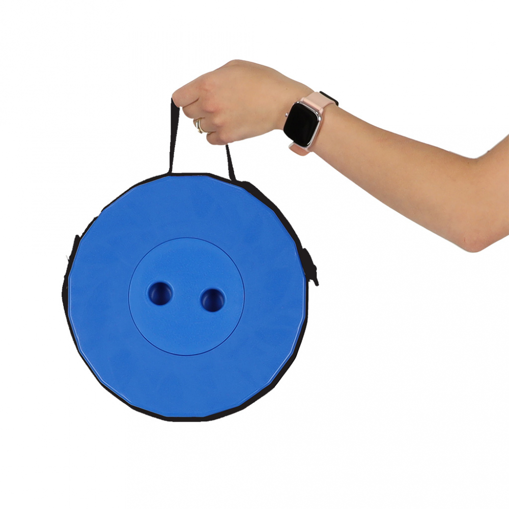 Scaun telescopic pliabil 24 cm Blue - Ikonka - imagine 12