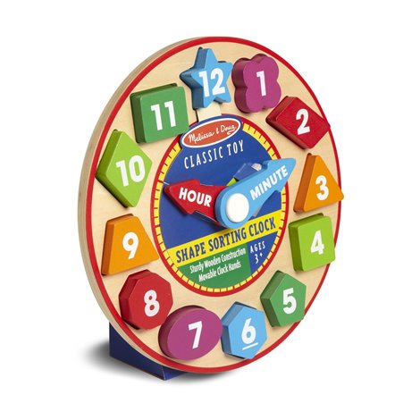 Ceas Sortator Forme Melissa & Doug Lemn - imagine 4