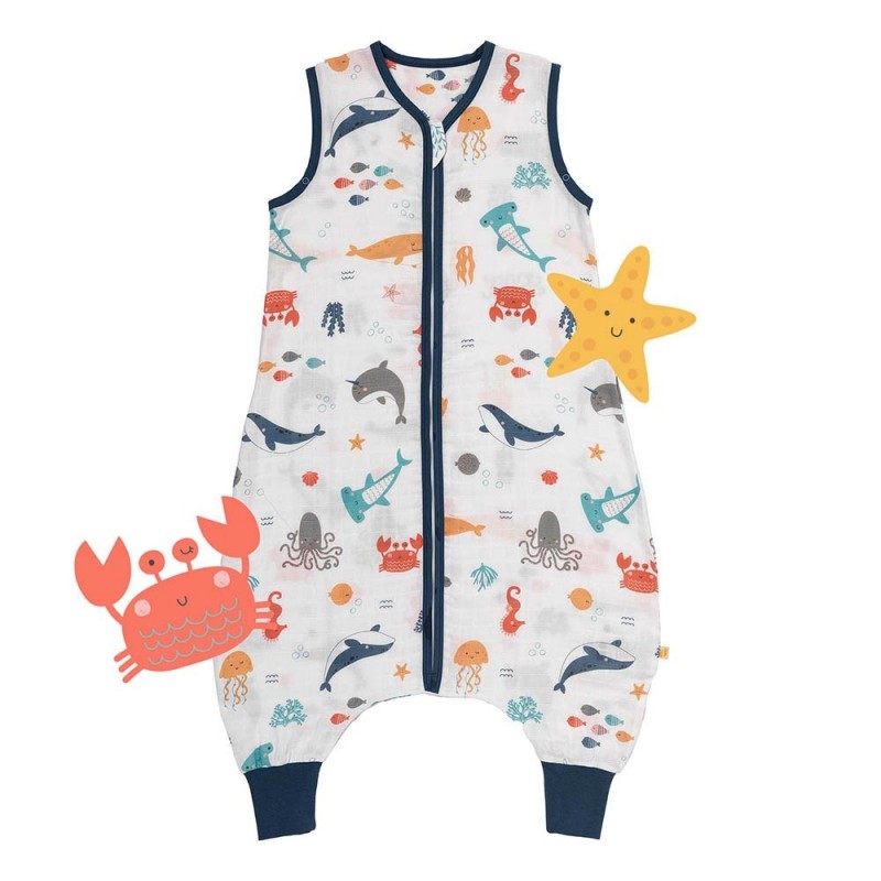 Sac de Dormit Slumbersac Bamboo Under the Sea - imagine 4